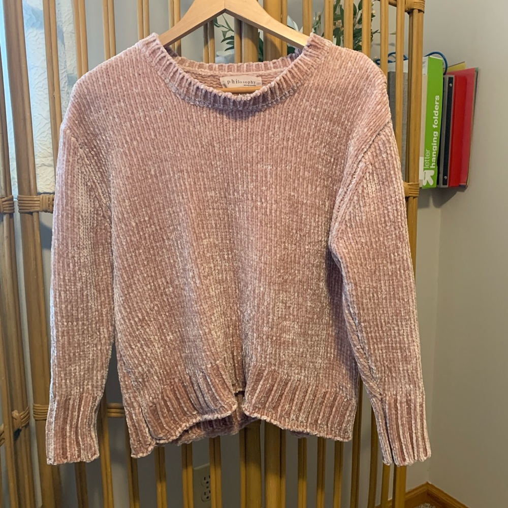 Chenille sweater